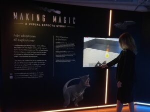 Utställning som beskriver Making Magic